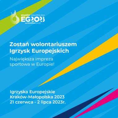 Igrzyska Europejskie 2023 - wolontariat - nabór trwa