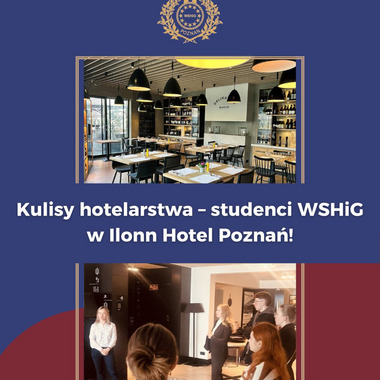 Praktyczna nauka w prestiżowym Ilonn Hotel Poznań! 