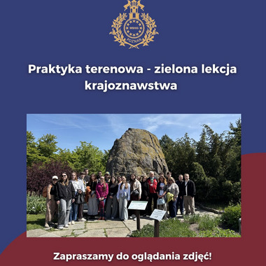Praktyka terenowa - zielona lekcja krajoznawstwa 